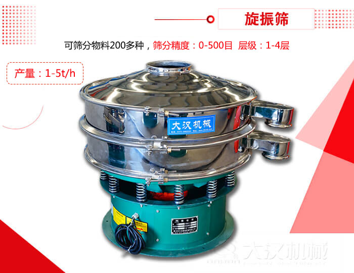 旋振篩可以特殊定制有：材質(zhì)方面包括：碳鋼，不銹鋼，全不銹鋼層級(jí)方面包括：?jiǎn)螌?，雙層，三層，四層等